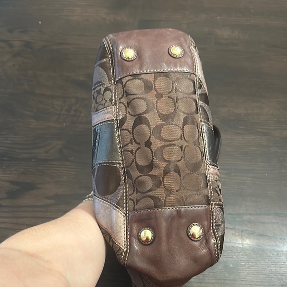 Coach Signature Mosaic Patchwork Gallery Tote - Picture 6 of 16